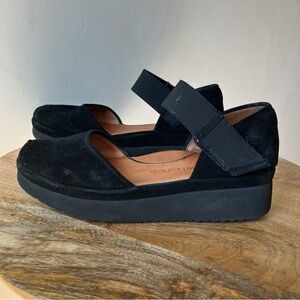 L`Amour Des Pieds | Amadour Women’s Black Leather Suede Comfort Sandals